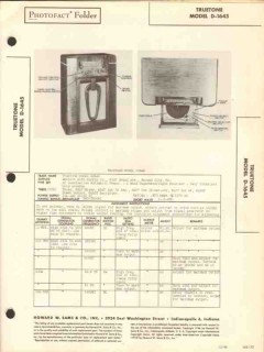 truetone model d1645 am sw radio receiver phono sams photofact manual truetone model d1645 am sw radio receiver phono sams photofact manual