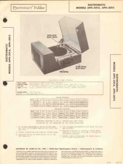 electromatic model aph-301a aph-301c phonograph sams photofact manual electromatic model aph-301a aph-301c phonograph sams photofact manual