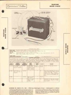 truetone model d4630 am car radio receiver sams photofact manual truetone model d4630 am car radio receiver sams photofact manual