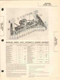 maguire model arc-1 automatic record changer sams photofact manual maguire model arc-1 automatic record changer sams photofact manual