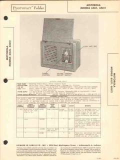 motorola model 65l11 65l12 am radio receiver sams photofact manual