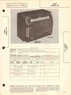 espey model 651 652 653 6511 6516 am radio sams photofact manual espey model 651 652 653 6511 6516 am radio sams photofact manual