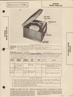 sonora model rkru-215 6 tube am radio phonograph sams photofact manual sonora model rkru-215 6 tube am radio phonograph sams photofact manual