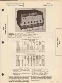 rca victor model mi-13159 30watt audio amplifier sams photofact manual