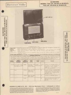 silvertone model 7166 7165 am radio receiver sams photofact manual silvertone model 7166 7165 am radio receiver sams photofact manual