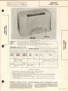 truetone model d2616 6 tube am radio receiver sams photofact manual truetone model d2616 6 tube am radio receiver sams photofact manual