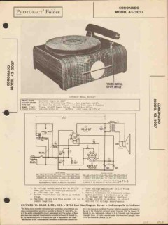 coronado model 43-2027 amplified record player sams photofact manual