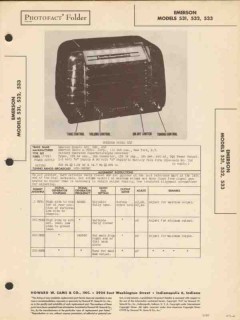 emerson model 531 532 533 am radio receiver sams photofact manual emerson model 531 532 533 am radio receiver sams photofact manual