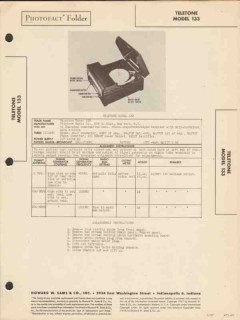 teletone model 133 am radio receiver phonograph sams photofact manual teletone model 133 am radio receiver phonograph sams photofact manual