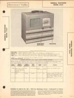 general television model 21a4 am radio receiver sams photofact manual general television model 21a4 am radio receiver sams photofact manual