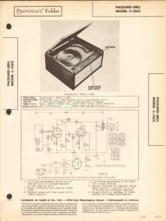 packard-bell model c-1362 phonograph player sams photofact manual packard-bell model c-1362 phonograph player sams photofact manual