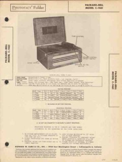 packard-bell model c-1461 phonograph player sams photofact manual packard-bell model c-1461 phonograph player sams photofact manual