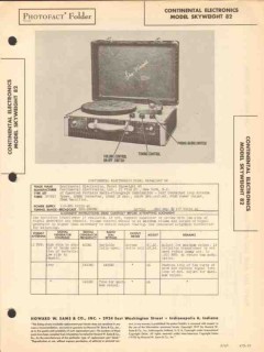 continental electronics model skyweight 82 radio sams photofact manual continental electronics model skyweight 82 radio sams photofact manual