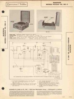 musitron model piccolo 101 src-3 phonograph sams photofact manual musitron model piccolo 101 src-3 phonograph sams photofact manual