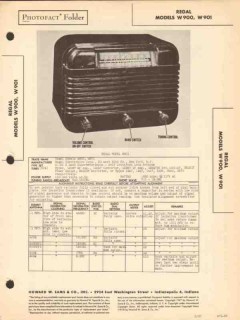 regal model w900 w901 am sw radio receiver sams photofact manual regal model w900 w901 am sw radio receiver sams photofact manual