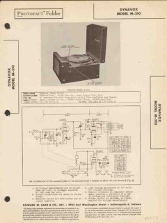 dynavox model m-510 phonograph record player sams photofact manual dynavox model m-510 phonograph record player sams photofact manual