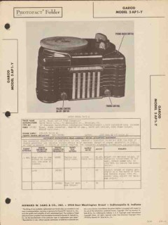 garod model 5ap1-y am radio receiver phonograph sams photofact manual garod model 5ap1-y am radio receiver phonograph sams photofact manual