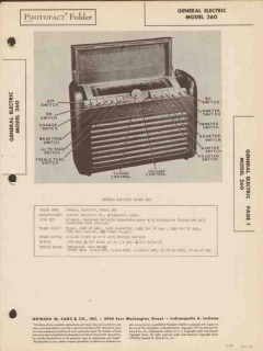 general electric model 260 am sw radio receiver sams photofact manual general electric model 260 am sw radio receiver sams photofact manual