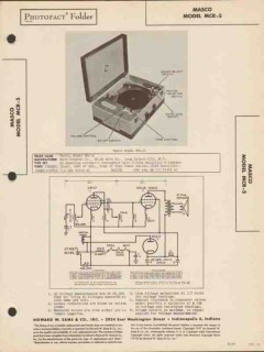 masco model mcr-5 automatic phono record player sams photofact manual masco model mcr-5 automatic phono record player sams photofact manual