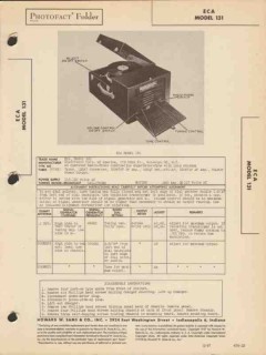 eca model 131 am radio receiver phonograph sams photofact manual eca model 131 am radio receiver phonograph sams photofact manual