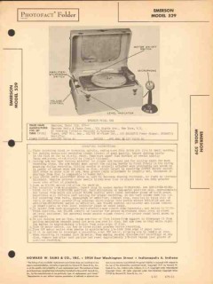 emerson model 529 portable recorder phonograph sams photofact manual emerson model 529 portable recorder phonograph sams photofact manual