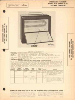 stromberg-carlson model 1105 am radio receiver sams photofact manual stromberg-carlson model 1105 am radio receiver sams photofact manual