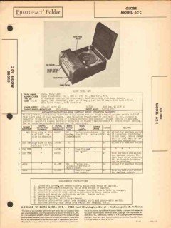globe model 62c 6 tube am sw radio receiver sams photofact manual globe model 62c 6 tube am sw radio receiver sams photofact manual