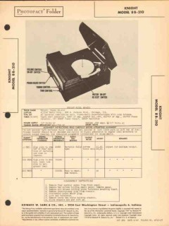 knight model 8b-210 am radio receiver phonograph sams photofact manual knight model 8b-210 am radio receiver phonograph sams photofact manual