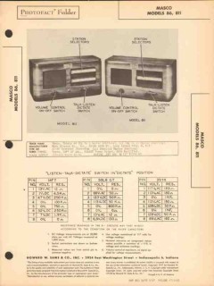 masco model 86 811 intercom system master sub sams photofact manual masco model 86 811 intercom system master sub sams photofact manual
