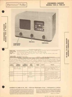stromberg-carlson models 1110-h 1100-hi am radio sams photofact manual stromberg-carlson models 1110-h 1100-hi am radio sams photofact manual