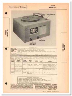 globe model 517 am radio receiver phonograph sams photofact manual globe model 517 am radio receiver phonograph sams photofact manual