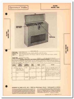 globe model 500 portable ac-dc am radio receiver sams photofact manual globe model 500 portable ac-dc am radio receiver sams photofact manual