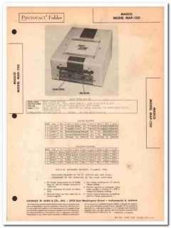 masco model map-120 2-channel 5-tube amplifier sams photofact manual masco model map-120 2-channel 5-tube amplifier sams photofact manual