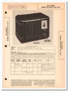 sky rover model n5-rd295 am radio receiver sams photofact manual sky rover model n5-rd295 am radio receiver sams photofact manual