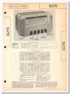 bell sound model 3725 3-channel 7-tube amplifier sams photofact manual bell sound model 3725 3-channel 7-tube amplifier sams photofact manual