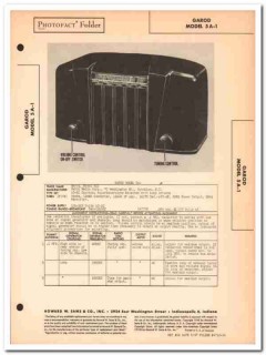 garod model 5a-1 ac-dc 5-tube am radio receiver sams photofact manual garod model 5a-1 ac-dc 5-tube am radio receiver sams photofact manual