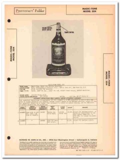 magic-tone model 504 am radio bottle receiver sams photofact manual magic-tone model 504 am radio bottle receiver sams photofact manual