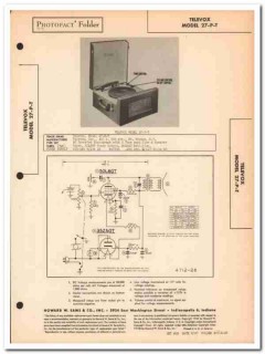 televox model 27-p-t 2-tube amplifier phonograph sams photofact manual televox model 27-p-t 2-tube amplifier phonograph sams photofact manual