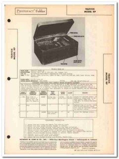 televox model rp 5-tube am radio receiver phono sams photofact manual televox model rp 5-tube am radio receiver phono sams photofact manual