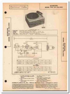 silvertone model 7145 2-tube phono phonograph sams photofact manual silvertone model 7145 2-tube phono phonograph sams photofact manual