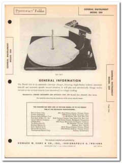 general instrument model 204 phonograph phono sams photofact manual general instrument model 204 phonograph phono sams photofact manual