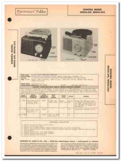 sonora model wgfu-241 wgfu-242 am radio phono sams photofact manual