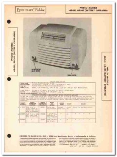 philco model 48-141 48-145 am radio receiver sams photofact manual philco model 48-141 48-145 am radio receiver sams photofact manual
