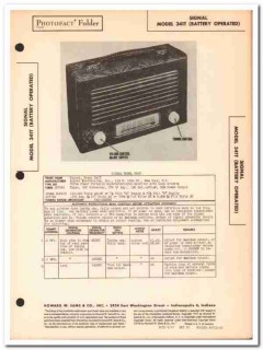signal model 341t ac-dc 4-tube am radio receiver sams photofact manual signal model 341t ac-dc 4-tube am radio receiver sams photofact manual