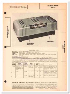 majestic model 5ak711 5-tube am radio receiver sams photofact manual majestic model 5ak711 5-tube am radio receiver sams photofact manual