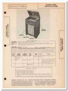 majestic model 7jk777r am radio phonograph sams photofact manual majestic model 7jk777r am radio phonograph sams photofact manual