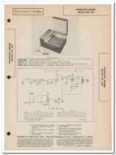 dynavox model ap-514 3-tube record player phono sams photofact manual dynavox model ap-514 3-tube record player phono sams photofact manual