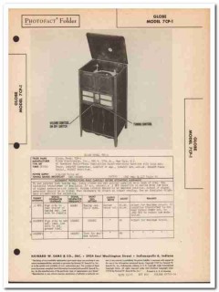 global model 7cp-1 am radio receiver phonograph sams photofact manual global model 7cp-1 am radio receiver phonograph sams photofact manual