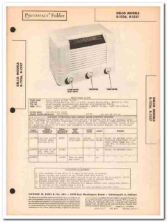 delco model r-1236 r-12376-tube am radio sams photofact manual delco model r-1236 r-12376-tube am radio sams photofact manual