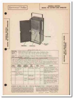 general electric model 140 4-tube am radio sams photofact manual general electric model 140 4-tube am radio sams photofact manual